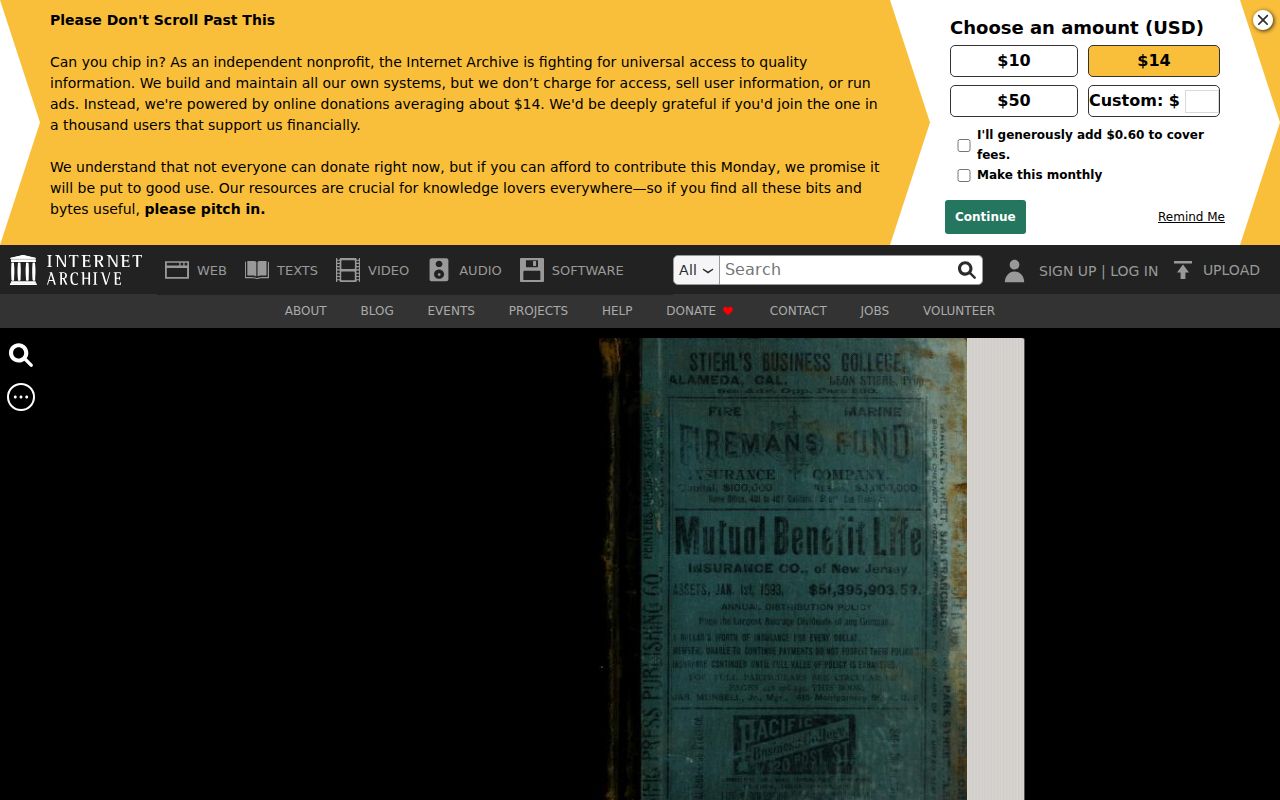 Dublin city directory 1894 Husted collection