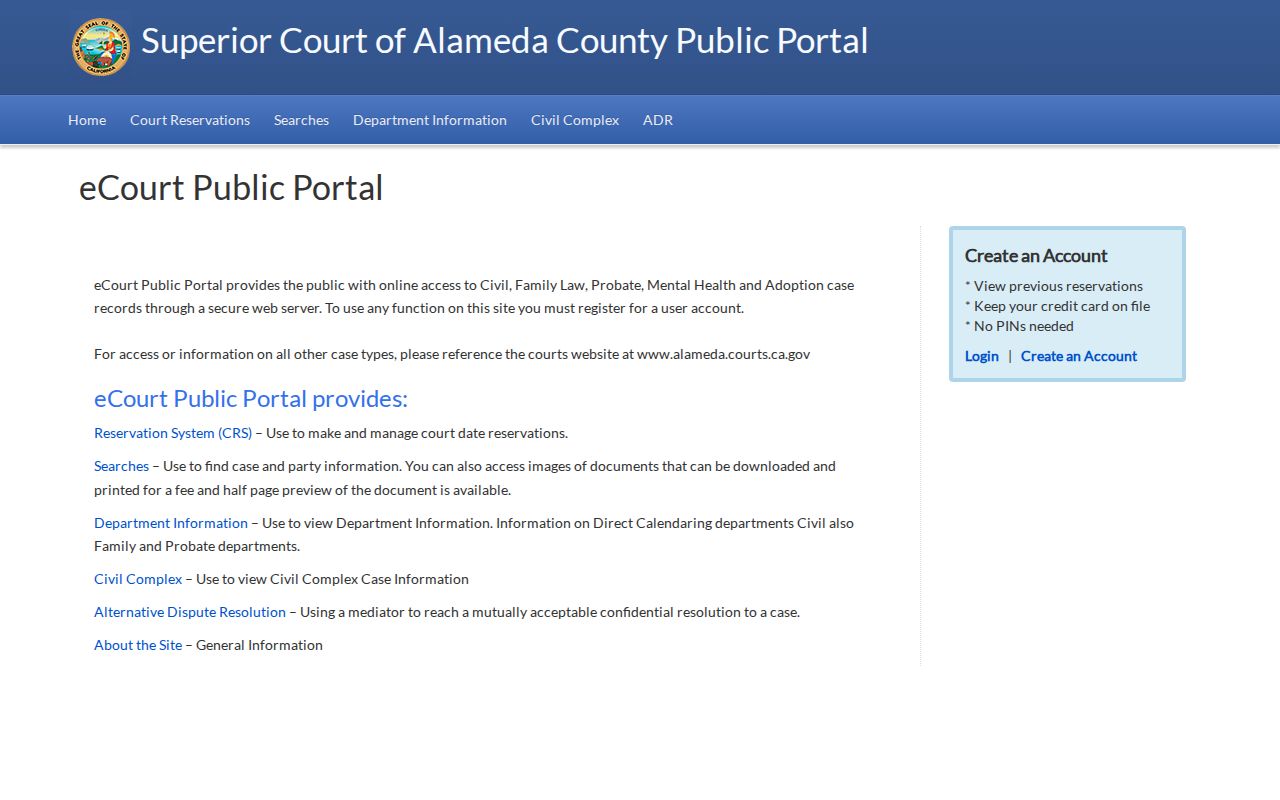 Dublin previous residents Alameda court portal